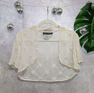 Beaded vintage shrug